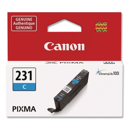Canon Ink (CLI-231), 800 Page-Yield, Cyan 6675C001
