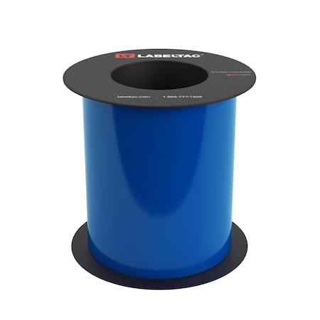 Labeltac High Performance 10-Year Vinyl Supply 6in x 75ft LT9, Blue LT607HP-C