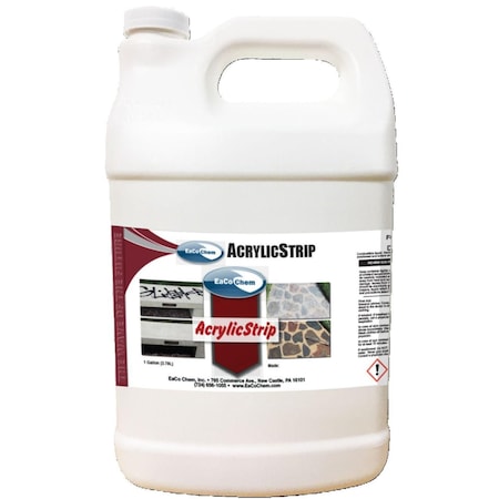 Eaco Chem AcrylicStrip 1 Gallon - Remove Acrylic, Acrylic Latex, Polyrethane and Other Resin Coatings. Solven AS1g