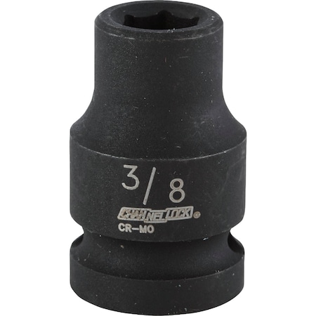 Channellock 1/2'' Drive 3/8'' 6-Point Shallow Standard Impact Socket 302879