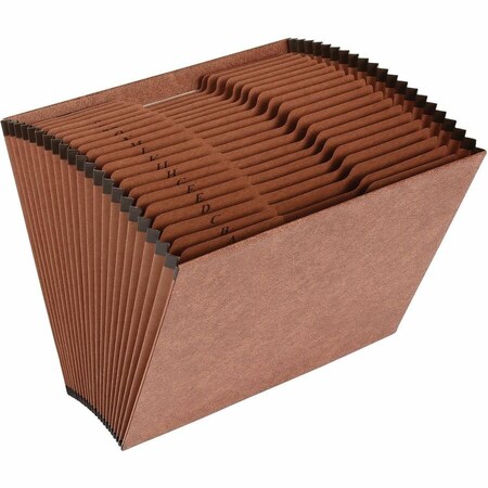Business Source Expandable File Folders, Paper Stock, Brwn BSN26534