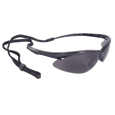 Radians Rad-Apocalypse, Safety Glasses, Anti-Fog, Smoke Lens, Black Frame, Half-Frame, 1 PR AP1-21