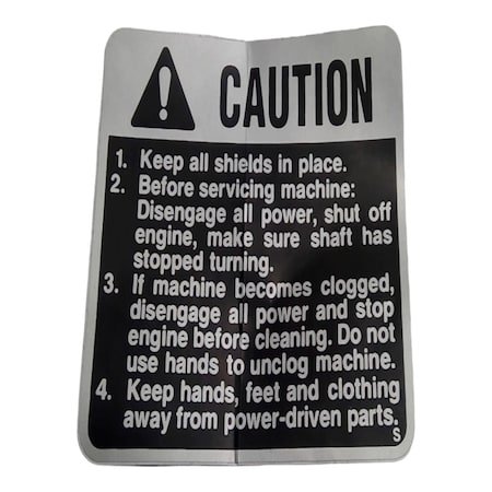 John Deere LABEL, JOHN DEERE OEM M45848 M45848