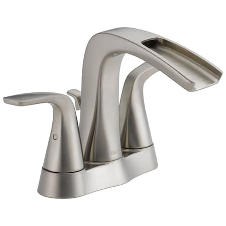 Delta Tolva Two Handle Centerset Bathroom Faucet 25724LF-SS-ECO