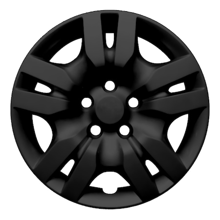 Altertrim 2007-2012 Nissan Altima / 2008-2009 Altima Coupe 16 in Hubcaps Wheel Rims Cover, (Blk Matte), 4PK CHB-5134-BP-16