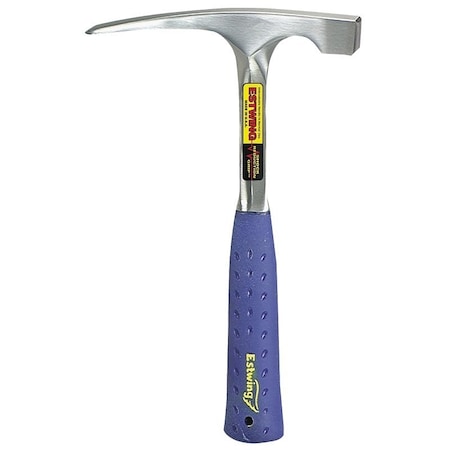 Estwing Bricklayer Hammer, 20 oz Head, Tile Setter, Smooth Head, Steel Head, 1114 in OAL E3-20BLC/E3-20BL
