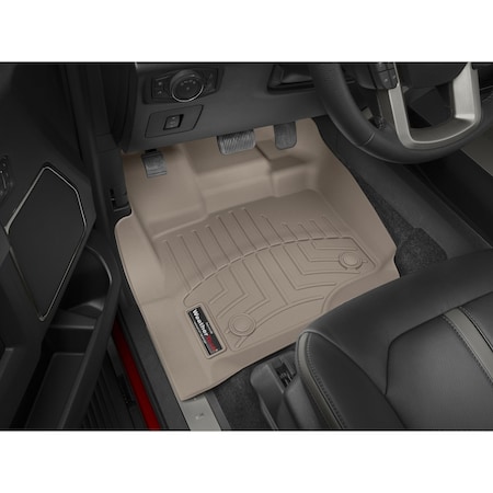 Weathertech Tan  FloorLiner 1st Row - Over The Hump, 2025 Dodge  Ram Truck 1500 4518911