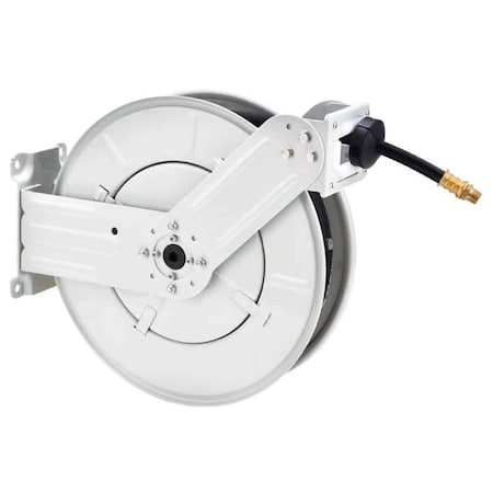 Alert Reel Mfg ProReel Industrial Air Hose Reel, 50', 1/2" Flexible Hose Diameter, Dual Arm, Retractable HTM9-A40K