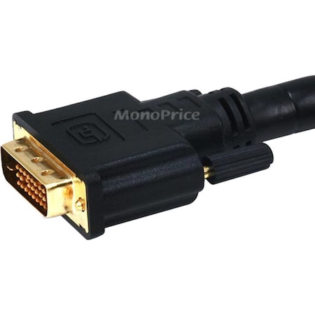 Monoprice 6FT 24AWG CL2 DUAL LINK DVI-D CABLE - BLACK 2686