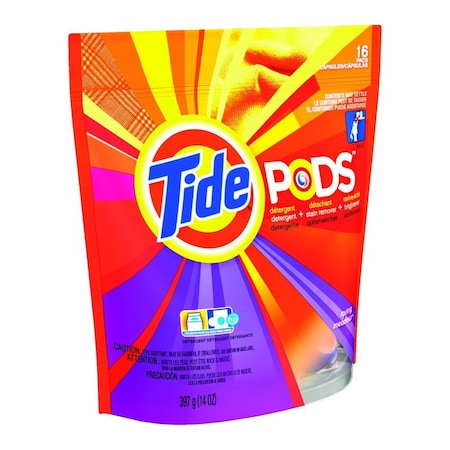 Tide Laundry Detergent, Green, 16 PK 80366722