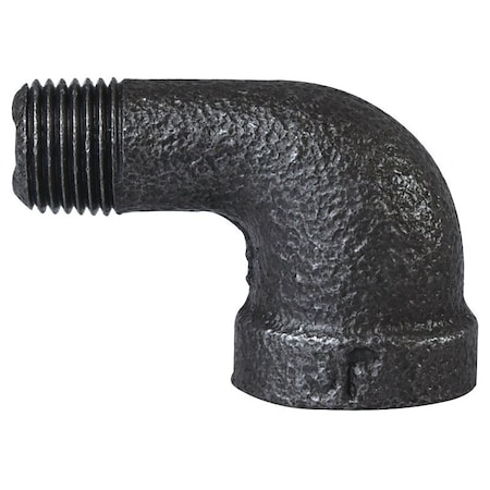 Prosource Street Pipe Elbow, 1/8 in, FIP x MIP, 90 deg Angle, Malleable Iron, SCH 40 Schedule, 300 psi Pressure B92 6