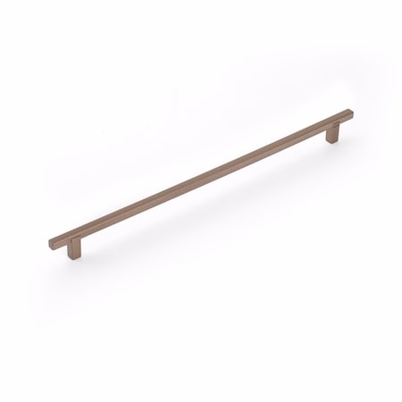 Schaub 320 mm Center to Center Quadrato Cabinet Pull Satin Bronze Finish 20012-SBZ