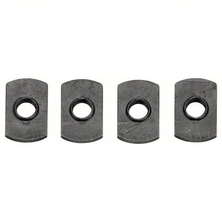 Fath EconomyT-Nut, Steel, BlackZinc-Plated, PK4 096E15U5/16-18