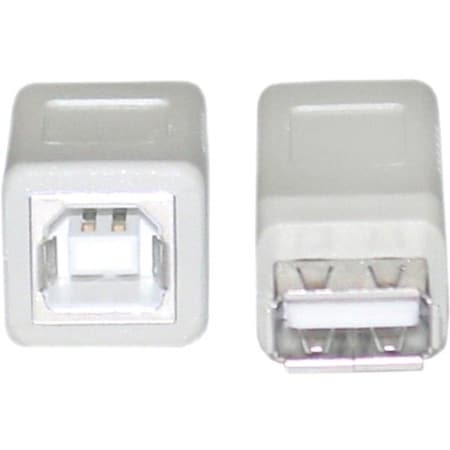 Cable Wholesale USB A to B Adapter, Type A Female to Type B Female 30U1-03400