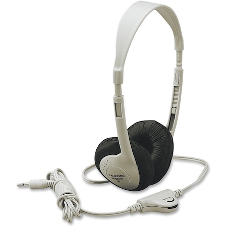 Califone Multimedia Stereo Headphone Wired Beige 3060AV CT