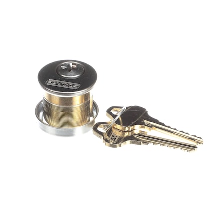 Detex MORTISE CYLINDER, 1 1/8'' C123 KEYW 20-001