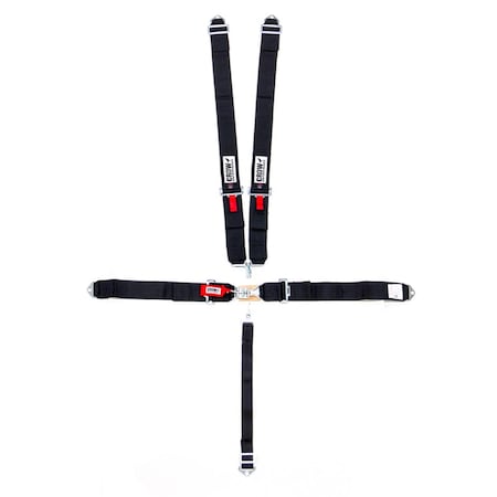 Crow Enterprises 11004 5-Point Harness Small Latch Black Bolt In Pull Down CRW11004