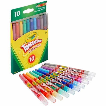 Crayola Crayon, Twisbe, Mini, 10, PK10 529715