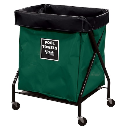Royal Basket Trucks X-Frame Hamper, 150 lb Capac., 26" L G08-EEX-XPA-3ONN