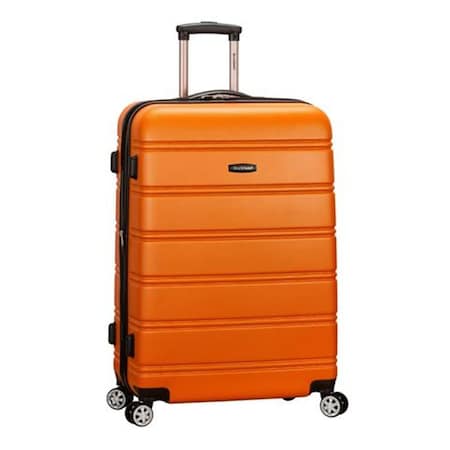 Rockland 28 in. Expandable ABS Dual Wheel Spinner Luggage - Orange F1603-ORANGE