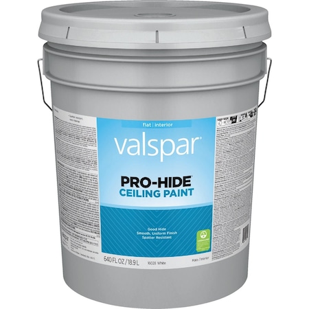Valspar Pro Hide Ceiling Paint Wht 5 Gal. 028.0016028.008