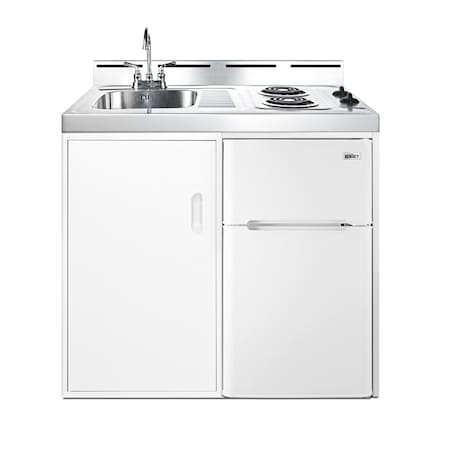 Summit 39" Wide All-In-One Kitchenette C39EL