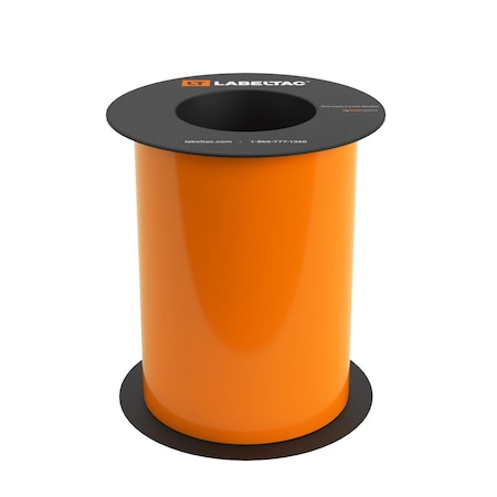Labeltac High Performance 10-Year Vinyl Supply 7in x 75ft LTOnly, Hi-Vis Orange LT721HP-C