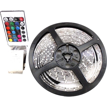Race Sport 16Ft (5M) 20-Color Rgb Multi-Color 5050 Led Tape Strip Reel Lighting RS-16FT-5050-RGB