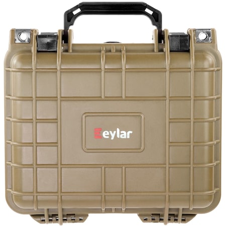 Eylar 10.62in Gear, Equipment, Hard Camera Case Waterproof with Foam Tan SA00022-TAN