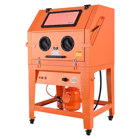 Vevor 245 Gallon Sandblasting Cabinet Heavy Duty Steel Sand Blaster 40-120 PSI SBC-1000P