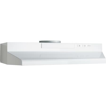 Broan-Nutone White-on-White Range Hood F403011