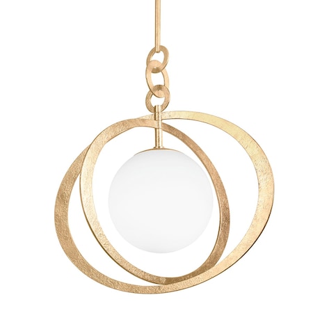 Troy Lighting Olancha 1 Light Pendant 32 In. Black Iron F7932-VGL