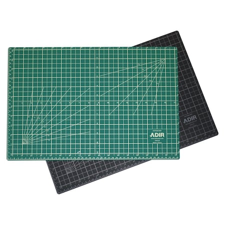 Adiroffice 36" x 48" Self Healing Reversible Cutting Mat, Green/Black ADICM3648