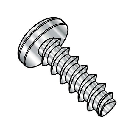 Zoro Select 10-14X7/8 Phl Pan Plast Alt48-2 188 St Stl Pass/Wax, 2000Pk 1014LPP188