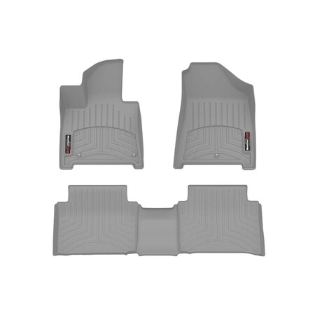 Weathertech Grey, Front and Rear Floorliners 461865-1-5
