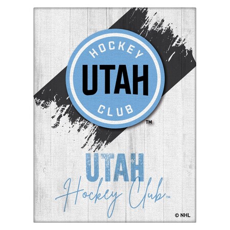 Holland Bar Stool Co Utah Hockey Club 24in x 32in Canvas Wall Art LCnvs