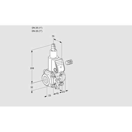 Honeywell Kromschroder VAS125R/LP KS88011795