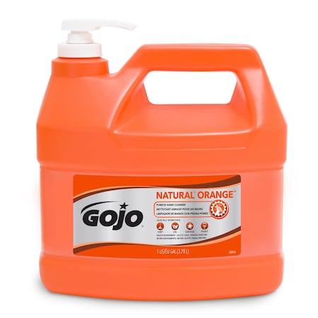 Gojo Natural Orange Citrus Scent Pumice Hand Cleaner 1 gal 0955-02