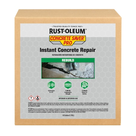 Rust-Oleum Concrete Repair Compound, 1 gal, Gray 392538