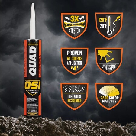 Osi QUAD 10 Oz. Window Door & Siding Polymer Sealant Clay 1637204