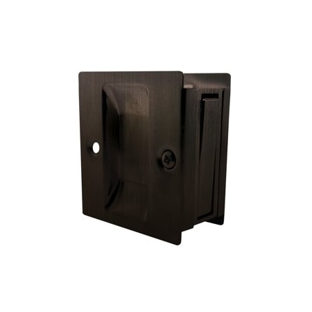Trimco Pocket Door Passage, 613E/US10BE Dark Oxidized Satin Bronze 1064.613E