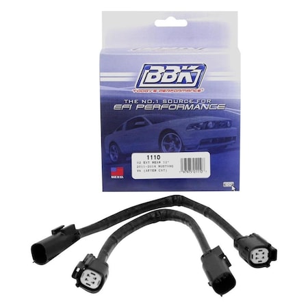 Bbk Performance 1110 Rear Oxygen Sensor Wire Harness Extension Kit for 2011-2017 Ford Mustang BBK1110