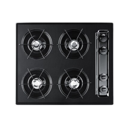 Summit 24in Wide 4-Burner Gas Cooktop TNL03P