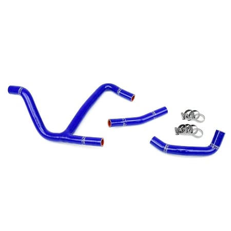 Hps Performance High Temp Reinforced Silicone Radiator Coolant Hose Kit, Blue, 57-1256-BLUE