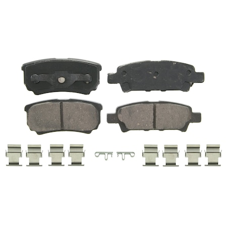 Wagner Brake QuickStop Rear Disc Brake Pad Set Ceramic,  ZD1037