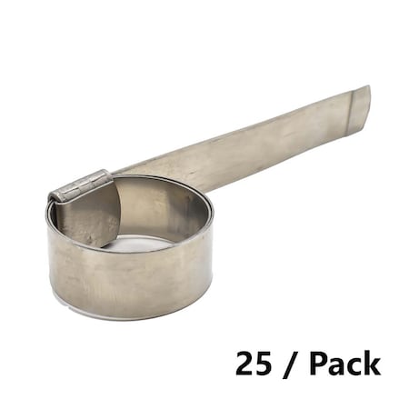 Interstate Pneumatics 58 Wide Stainless Steel Preformed Band Clamp for 34 Hose, 25PK H719-25K