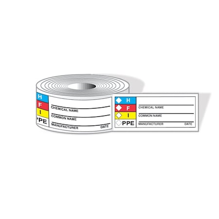 Accuform HMCIS IDENTIFIE R ROLL LABELS LZS611PS