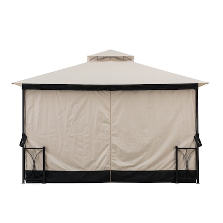 Sunjoy Sesame Replacement Curtain For Belcourt Gazebo 11x13 FT A101012400/A101012410 Sold At SunNest A111305700
