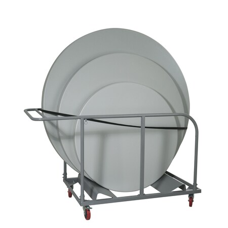Office Star Products Caddies and Dollies Caddy for BT48, BT60Q and BT71 Round Tables, Grey TC106