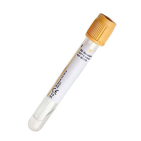 Bd Vacutainer SST Tube, 5mL, Gold, 100PK 367986